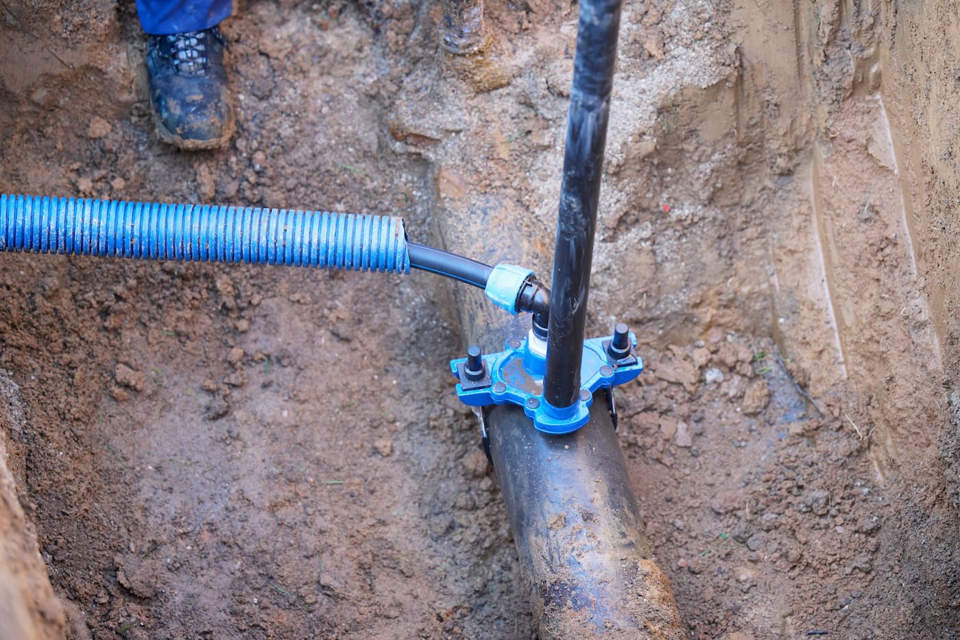 Fixing Sewer Line In St Marys Point