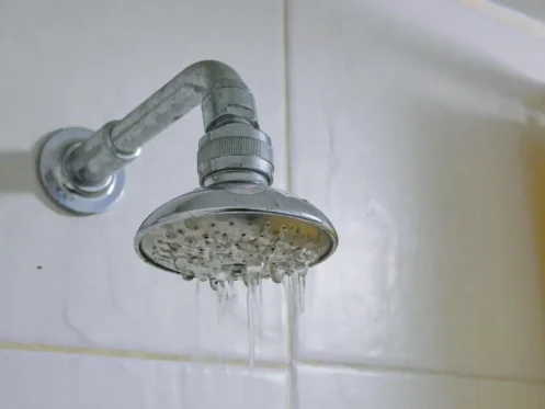 broken shower