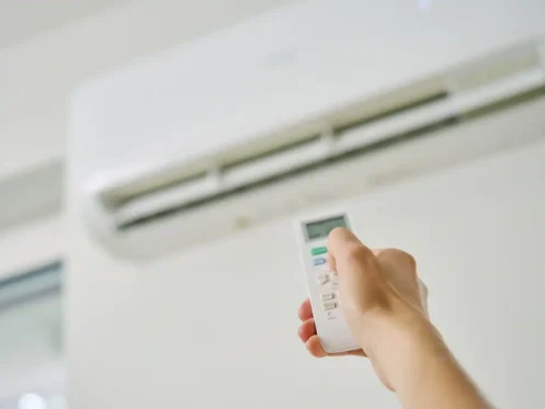 Remote control AC unit